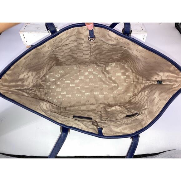 MICHAEL KORS EXTRA LARGE FLORAL PRINT LEATHER TOTE BAG - Picture 11 of 16